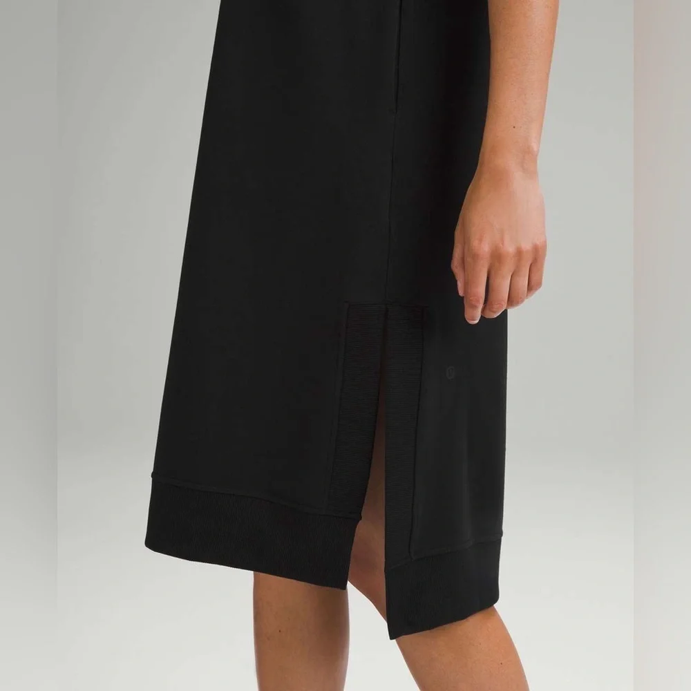Lululemon Black Sleeveless French Terry Dress, size 8 - Picture 5 of 13